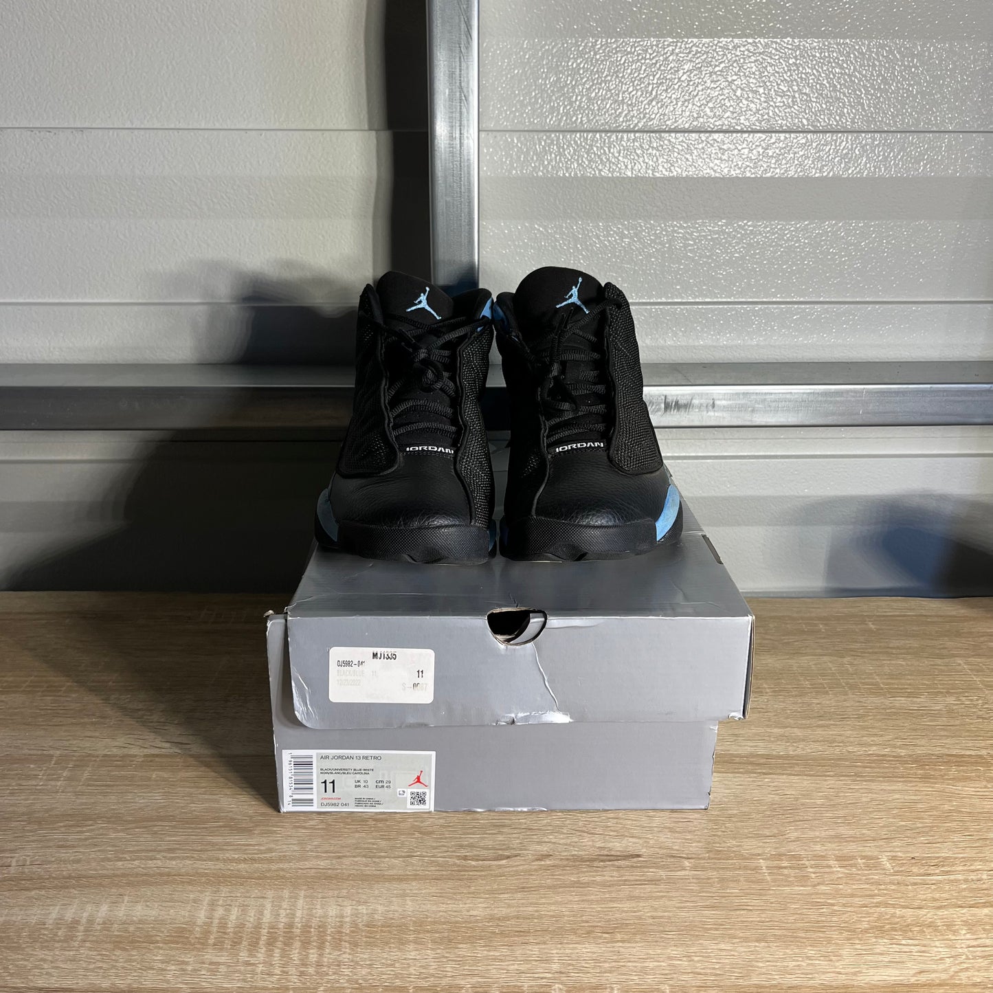 Size 11 - AJ 13 Retro Black University Blue