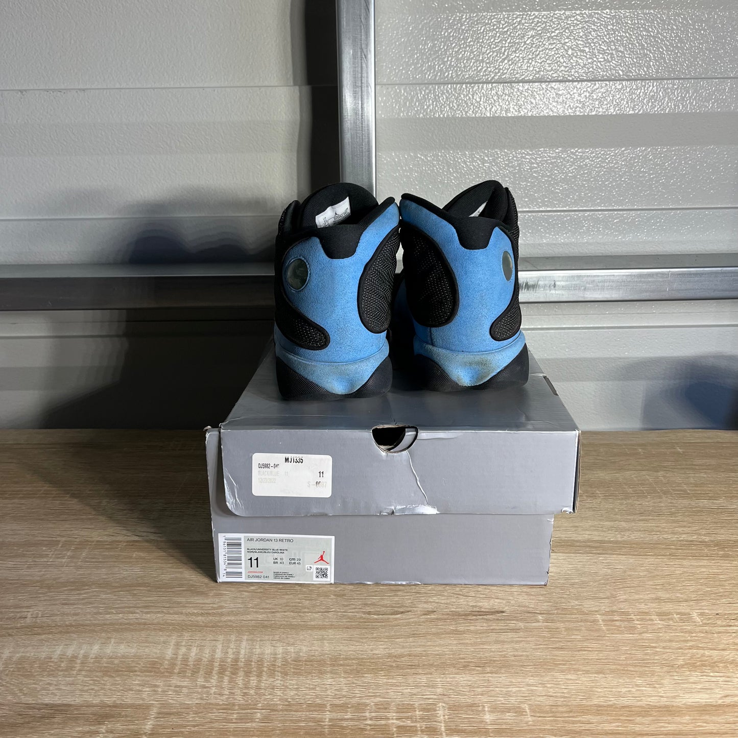 Size 11 - AJ 13 Retro Black University Blue