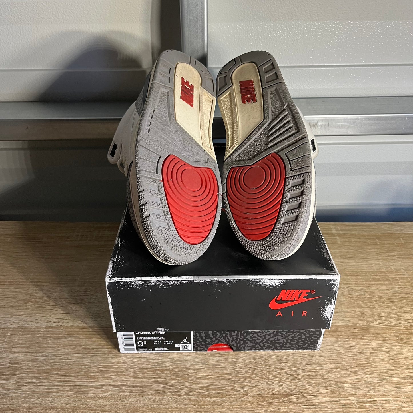 Size 9.5 - AJ 3 Retro White Cement Reimagined