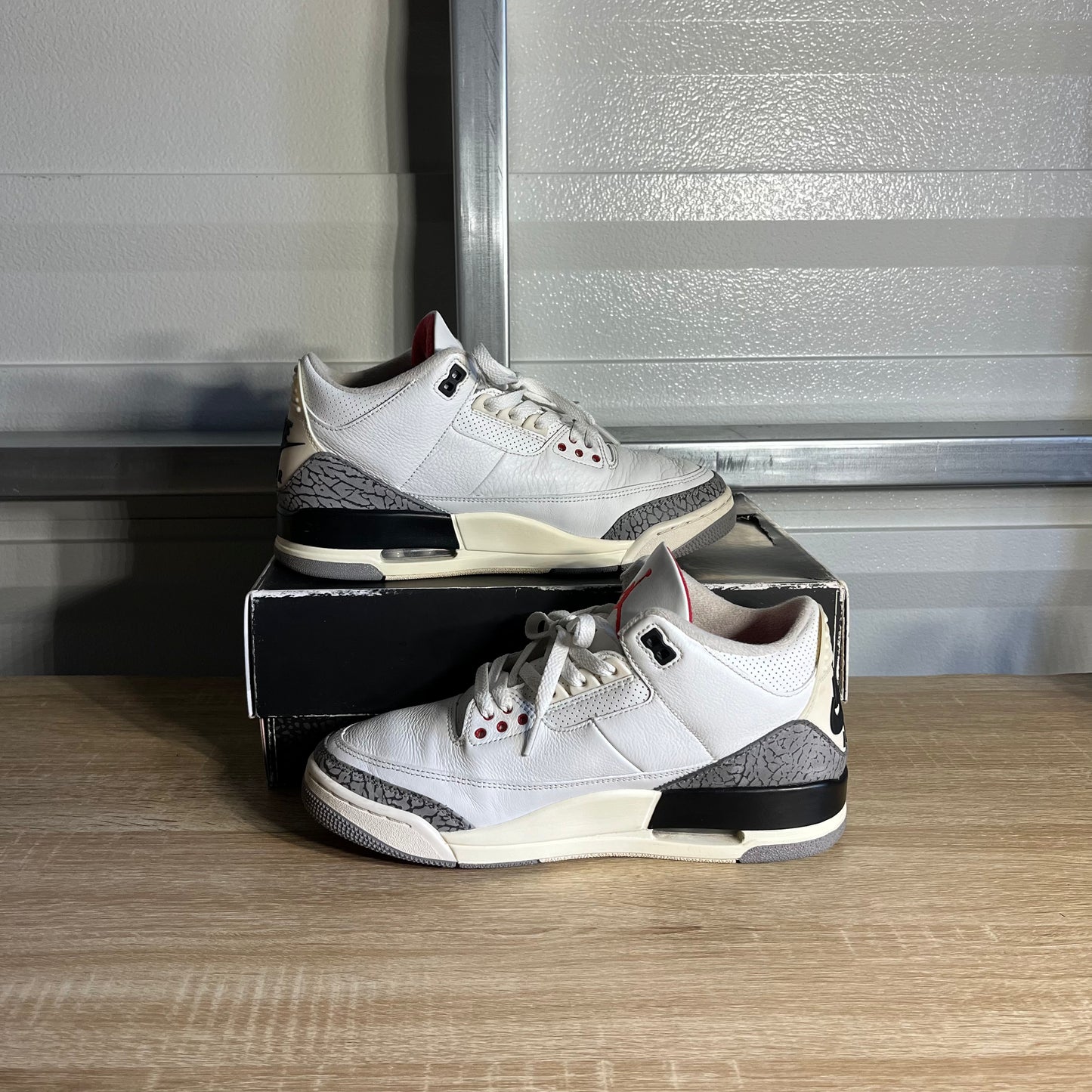 Size 9.5 - AJ 3 Retro White Cement Reimagined