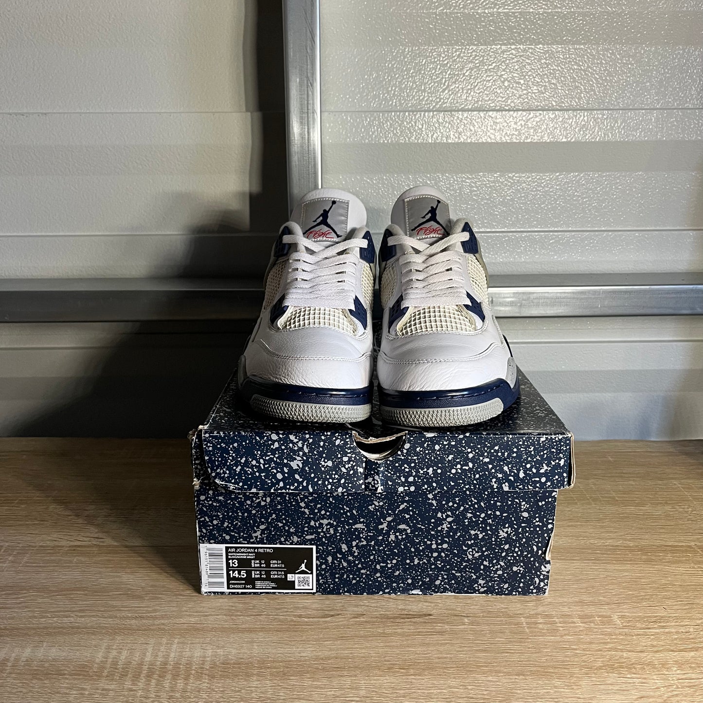 Size 13 - AJ 4 Retro Midnight Navy