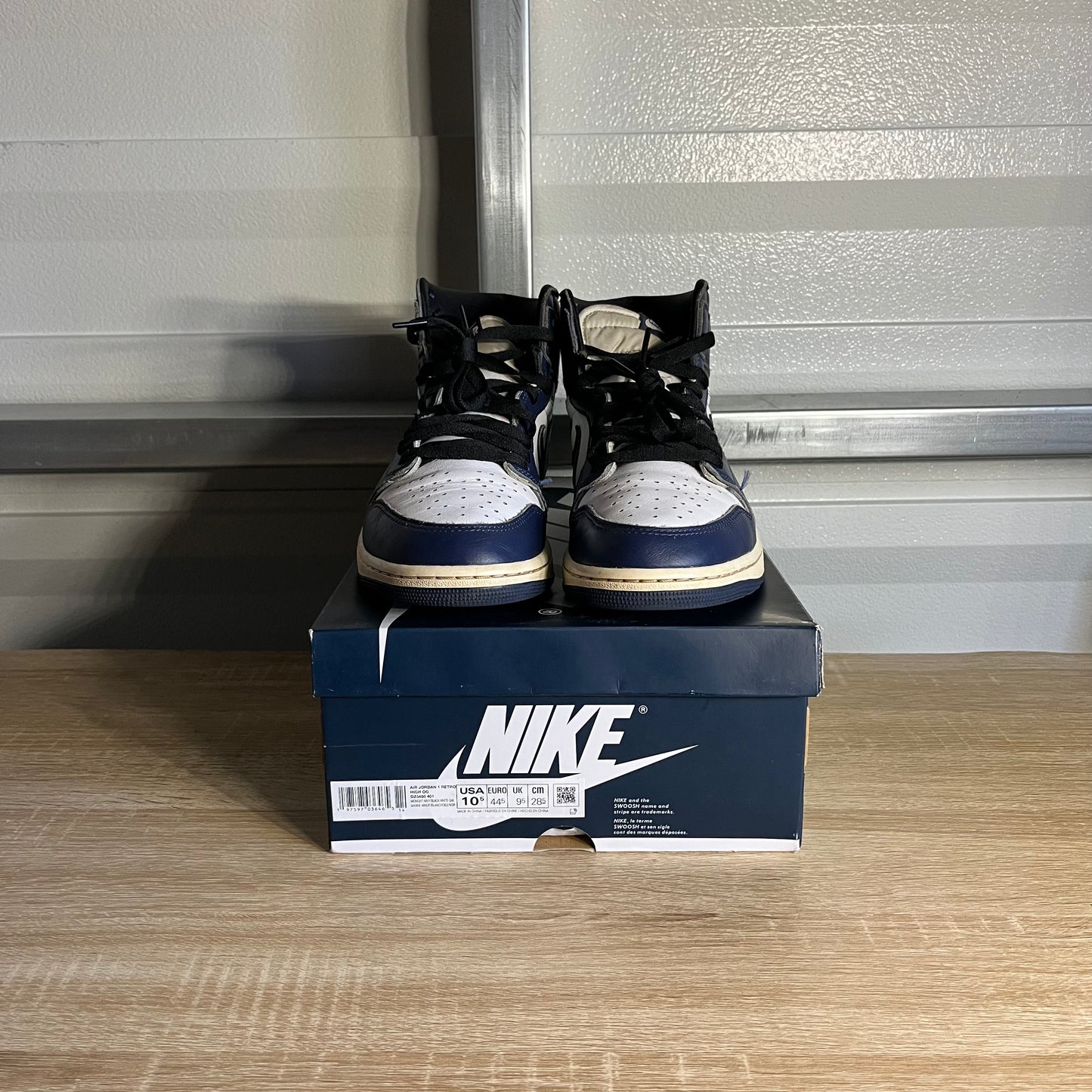 Size 10.5 - AJ 1 Retro High OG Midnight Navy