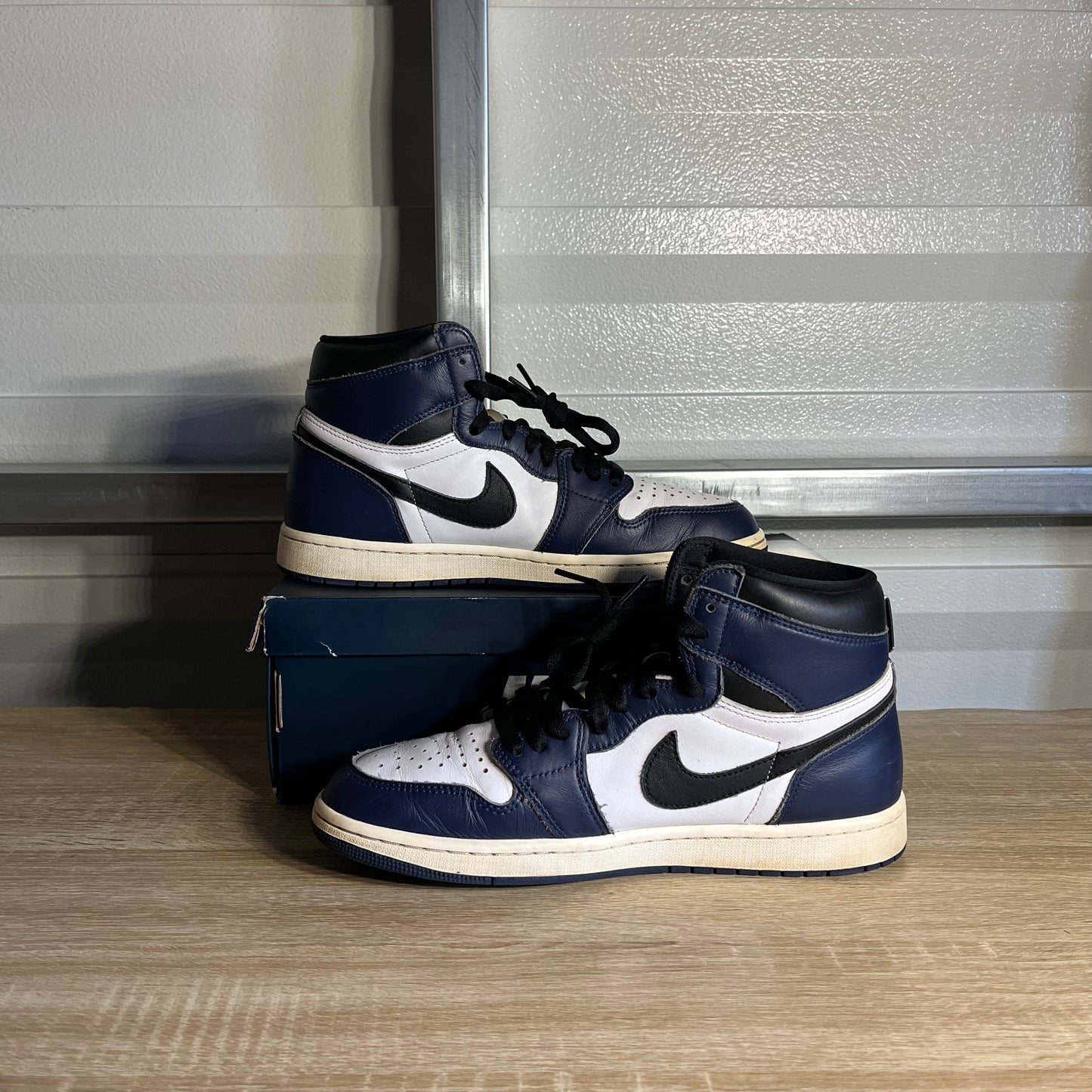 Size 10.5 - AJ 1 Retro High OG Midnight Navy