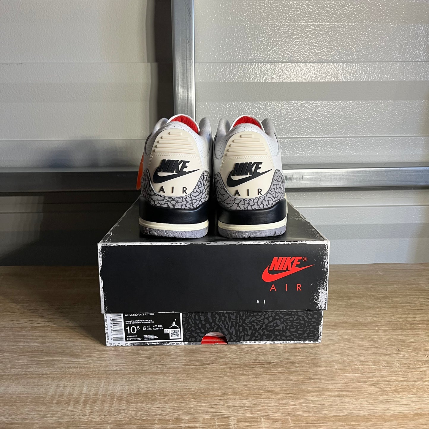Size 10.5 - AJ 3 Retro White Cement Reimagined
