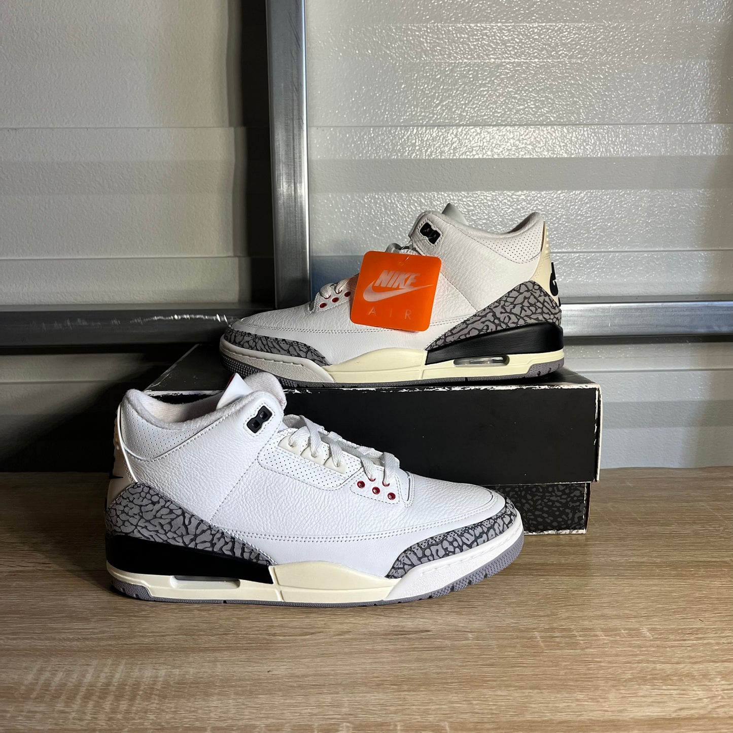 Size 10.5 - AJ 3 Retro White Cement Reimagined