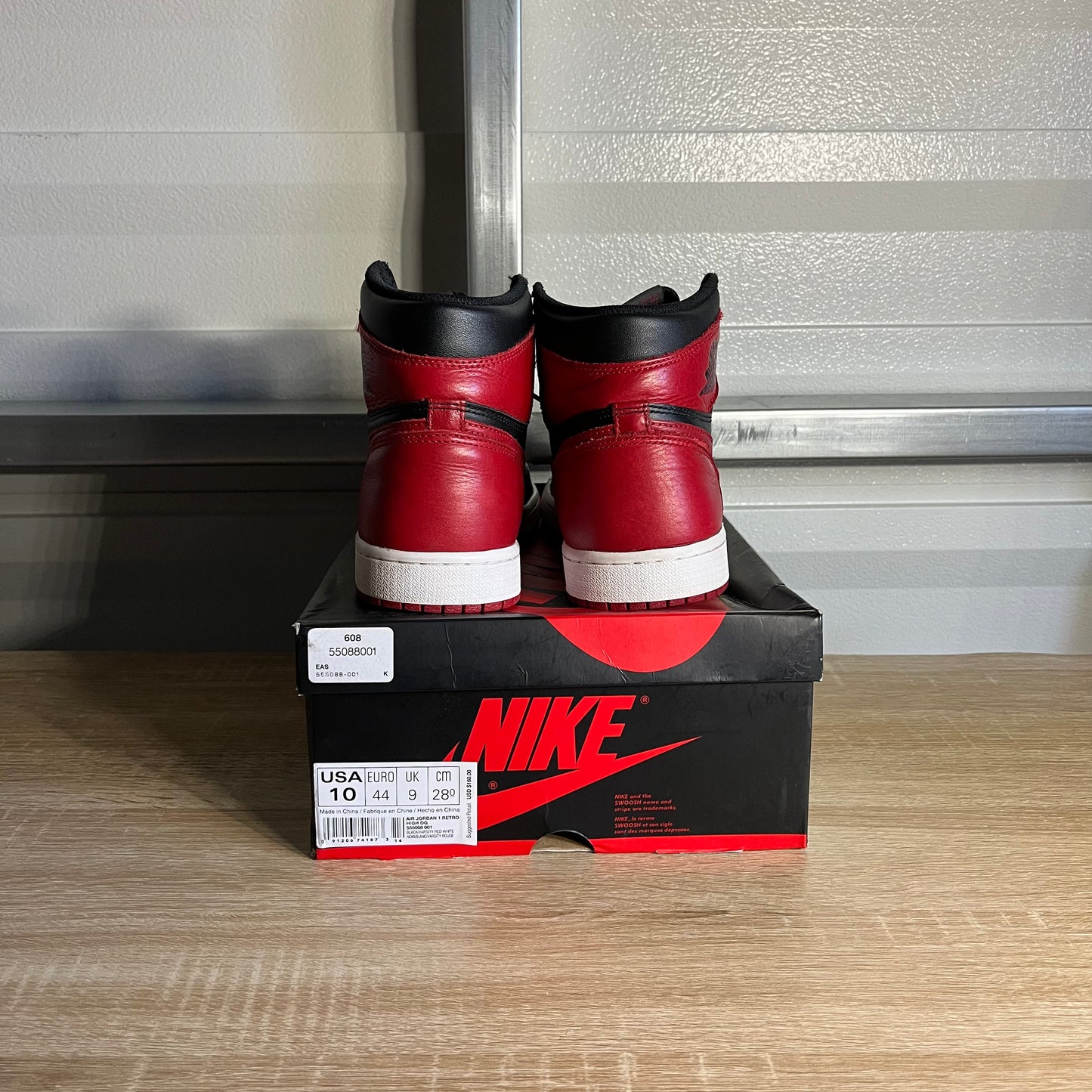 Size 10 - AJ 1 Retro High OG Bred Banned