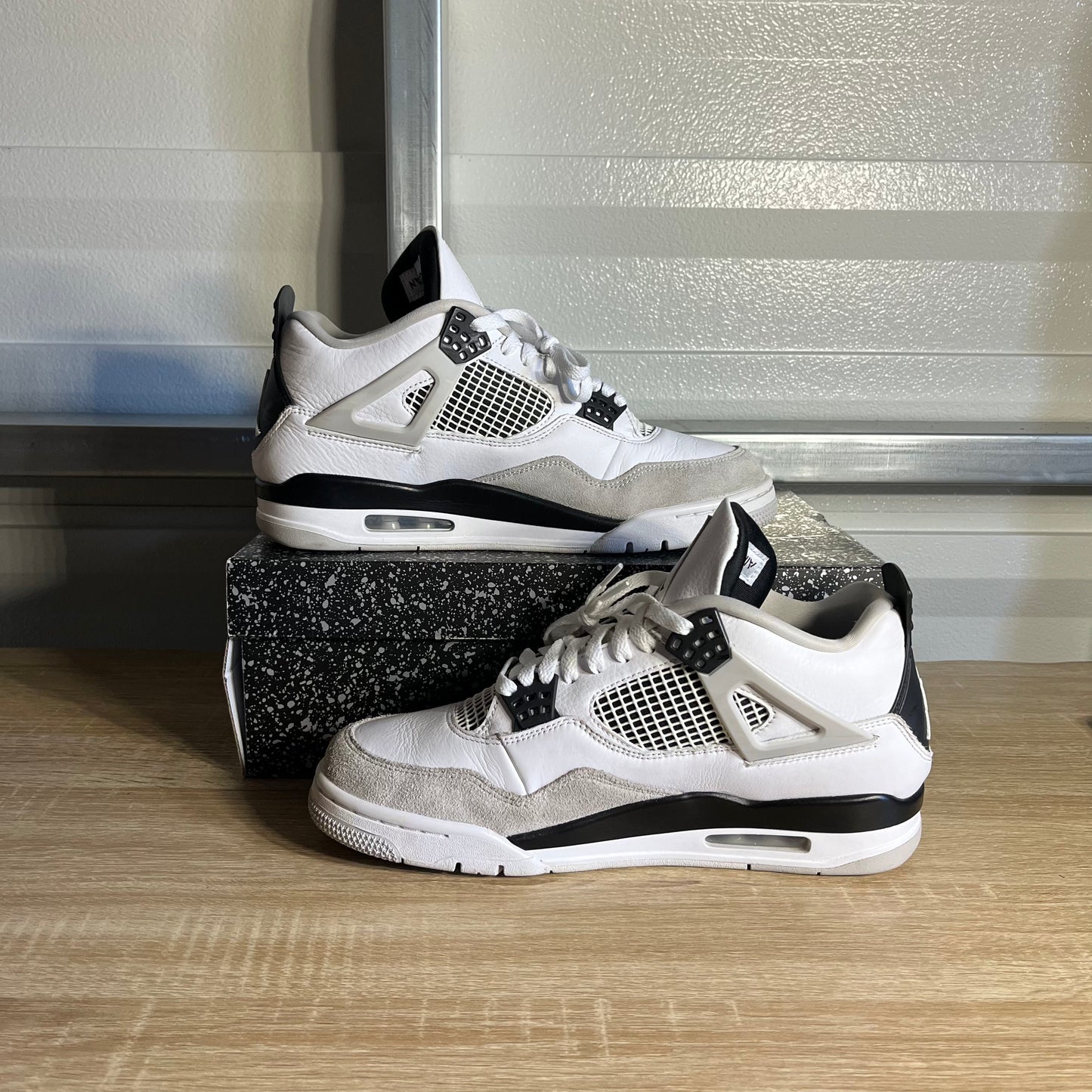 Size 10.5 - AJ 4 Retro Military Black