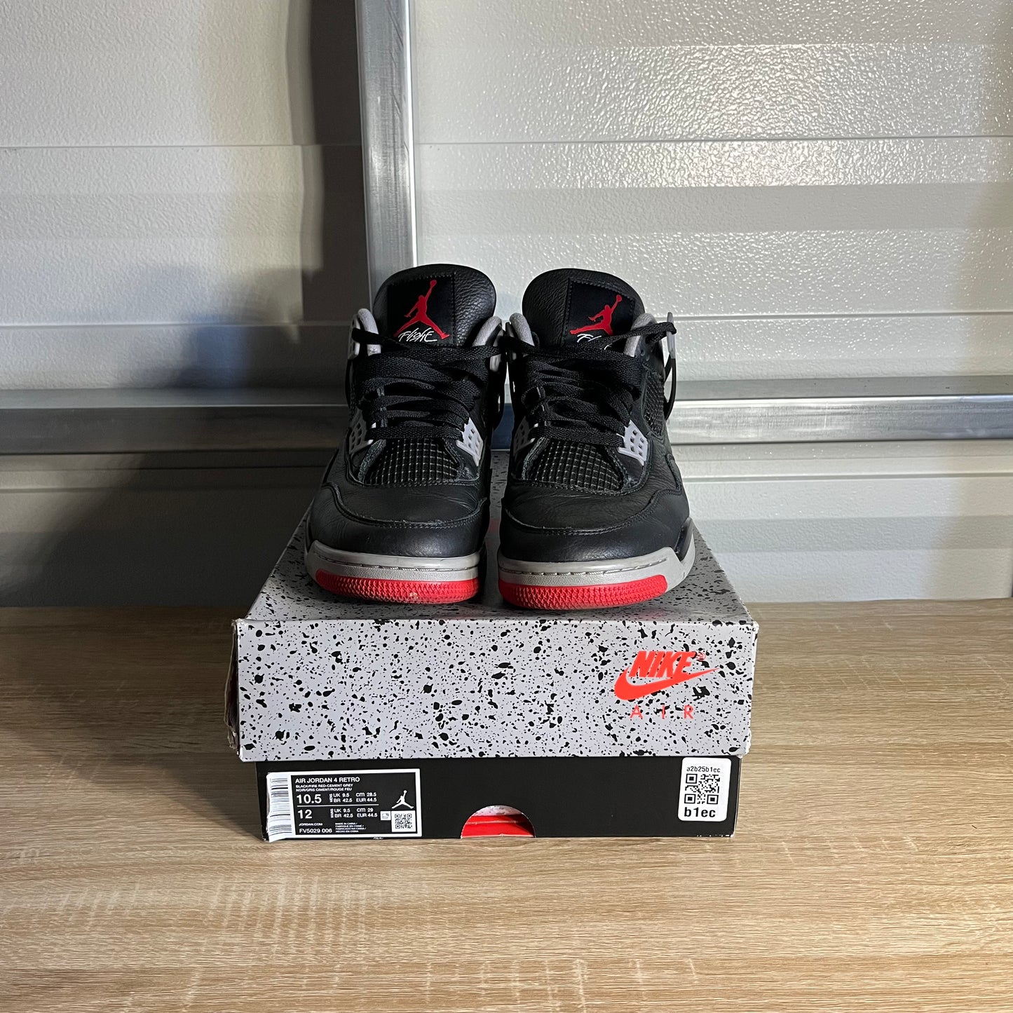 Size 10.5 – AJ 4 Retro Bred Reimagined
