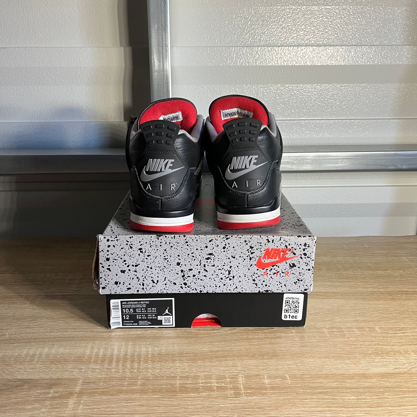 Size 10.5 – AJ 4 Retro Bred Reimagined