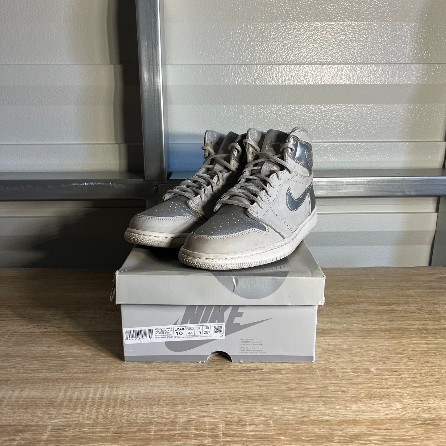 Size 10 - AJ 1 High OG CO.JP Neutral Grey