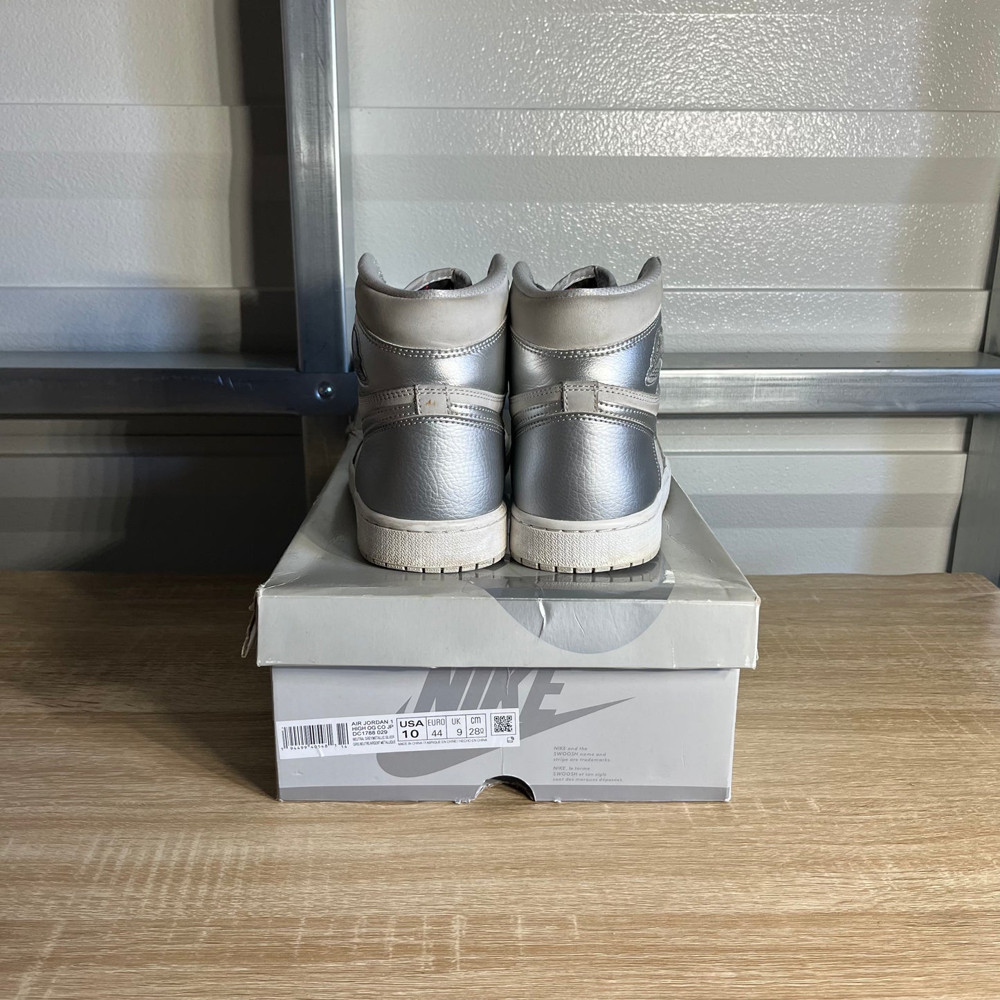 Size 10 - AJ 1 High OG CO.JP Neutral Grey
