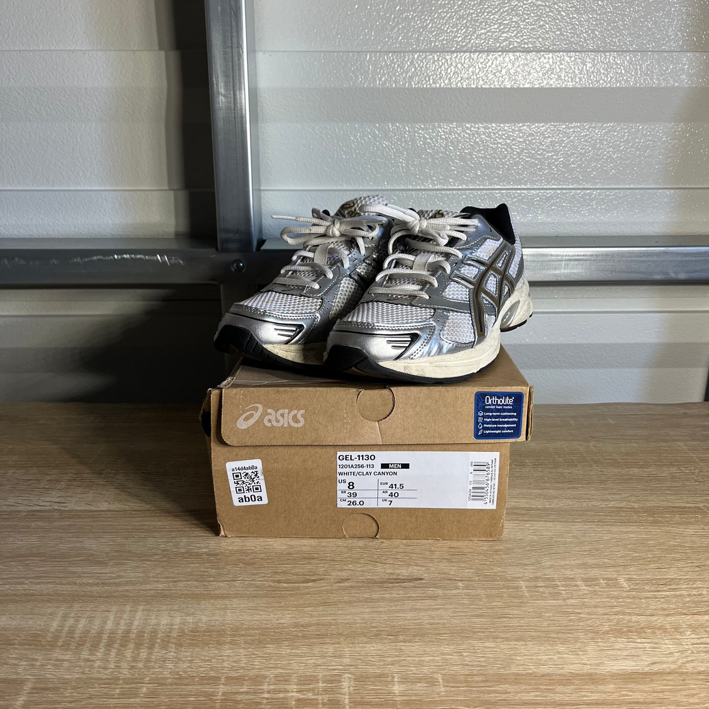 Size 8 - Asics Gel-1130 White Clay Canyon