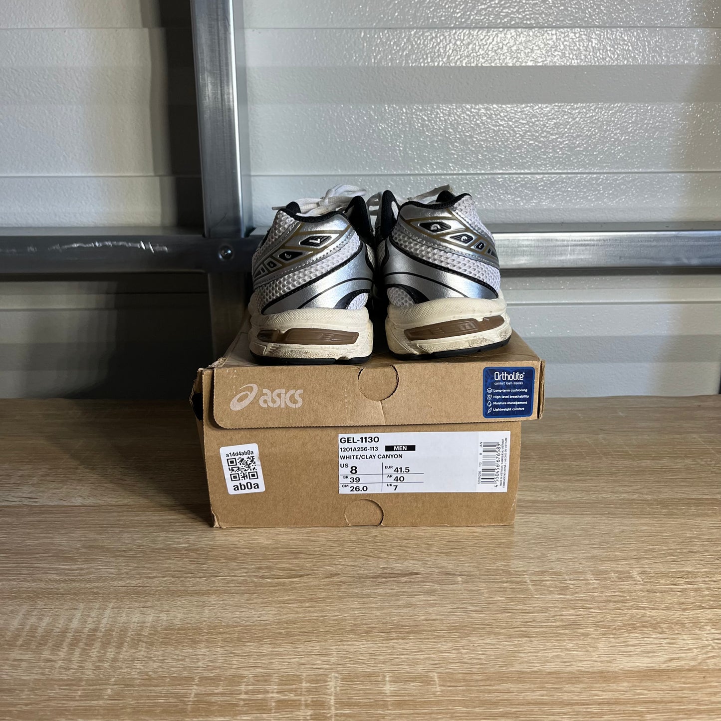 Size 8 - Asics Gel-1130 White Clay Canyon