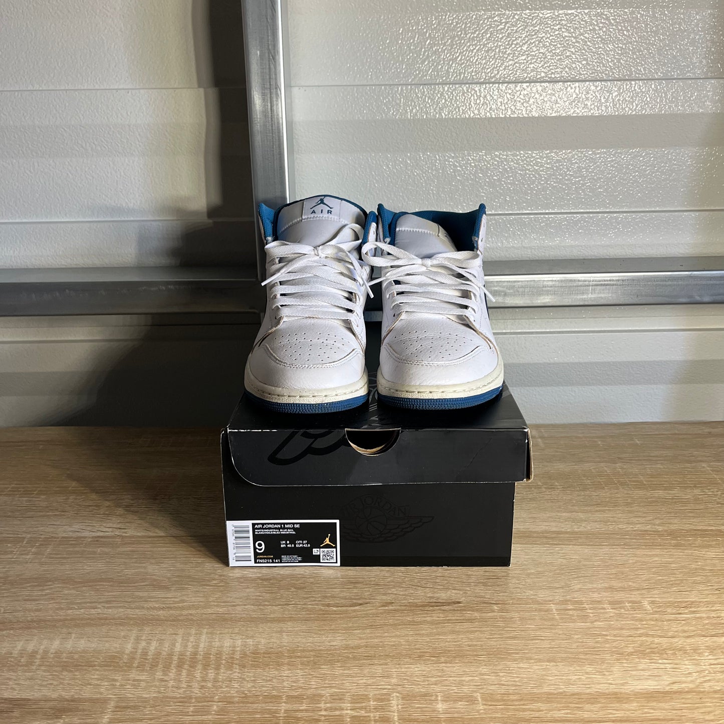 Size 9 - AJ 1 Mid SE Industrial Blue