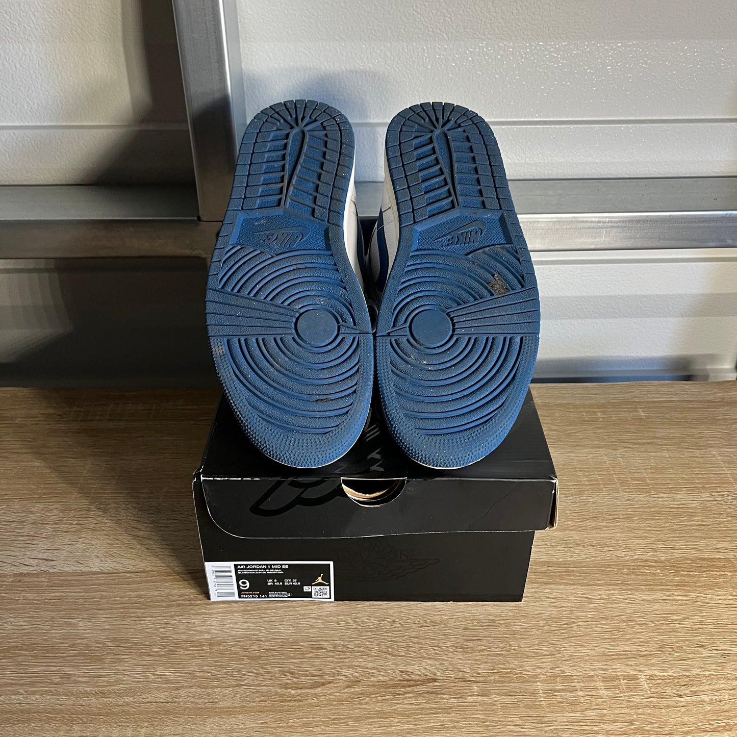 Size 9 - AJ 1 Mid SE Industrial Blue