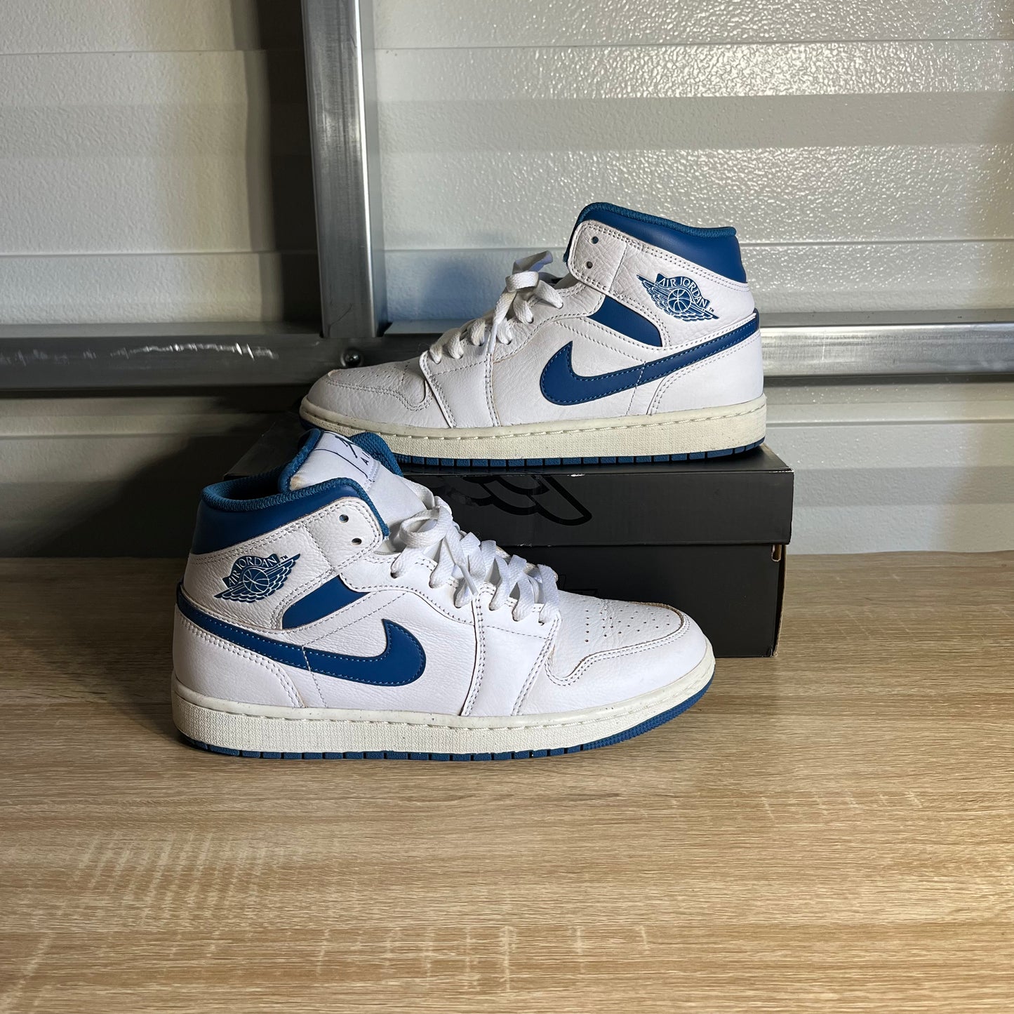 Size 9 - AJ 1 Mid SE Industrial Blue