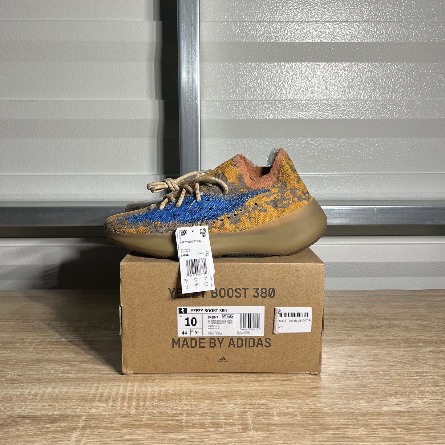 Size 10 - YZY Boost 380 Blue Oat