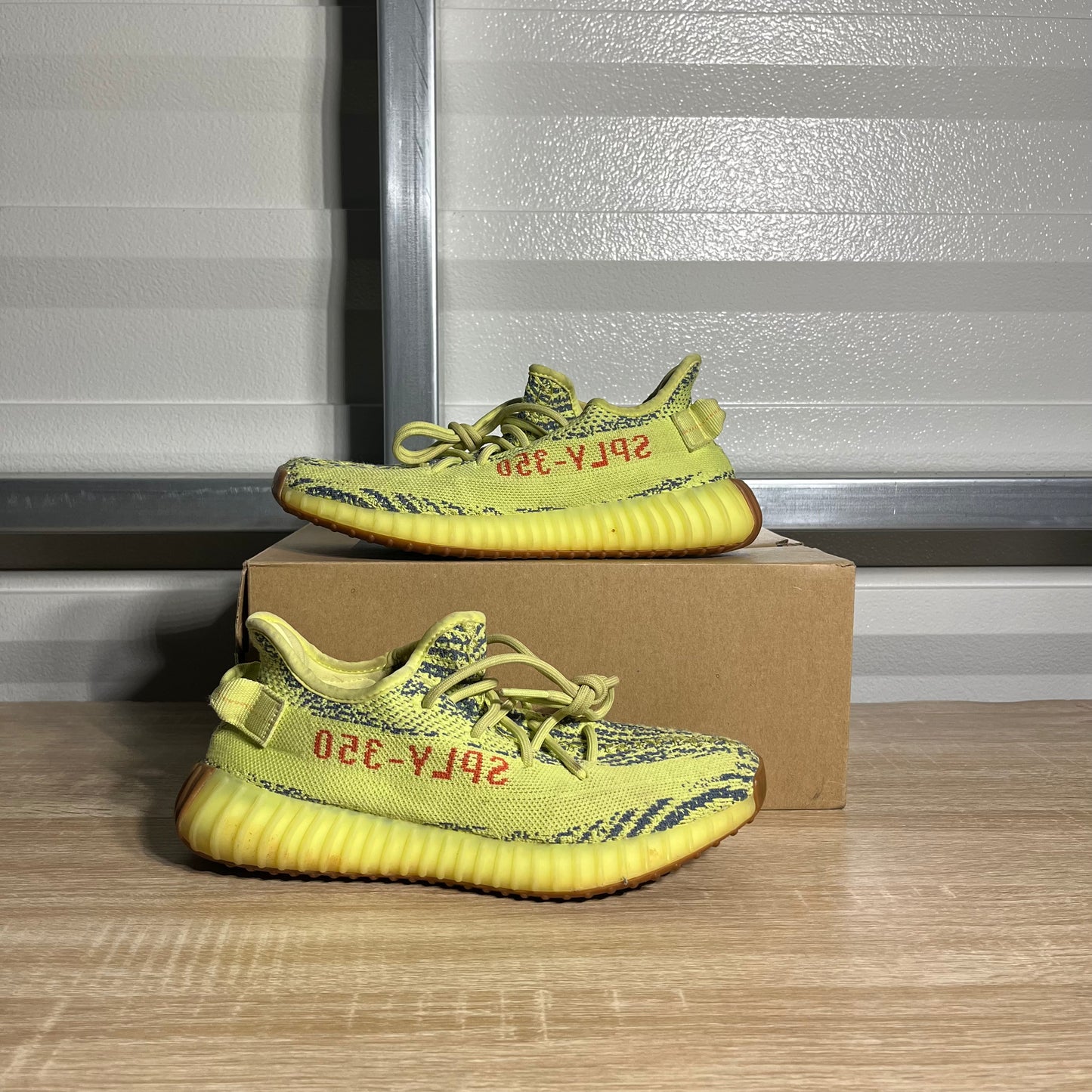 Size 7 - YZY Boost 350 V2 Semi Frozen Yellow