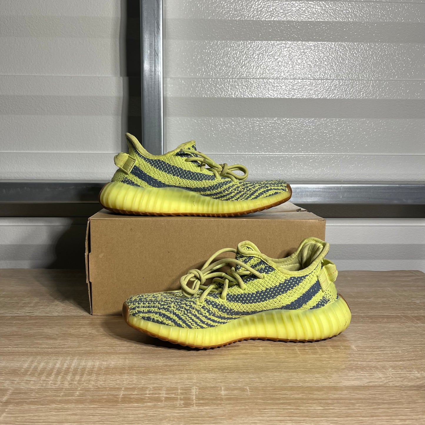 Size 7 - YZY Boost 350 V2 Semi Frozen Yellow
