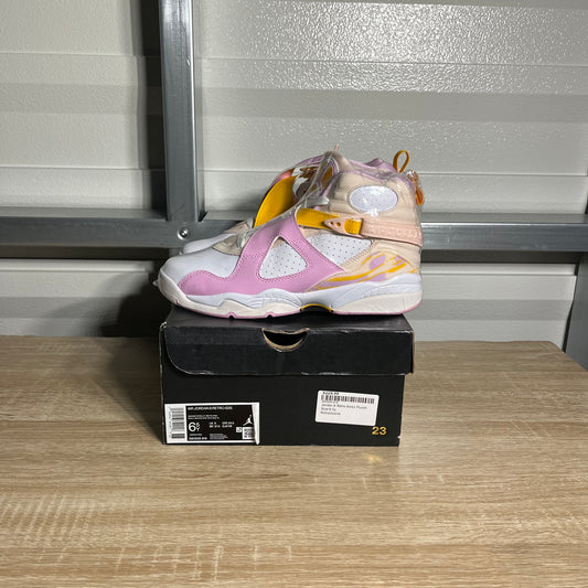 Size 6.5Y - AJ 8 Retro GS Light Arctic Pink