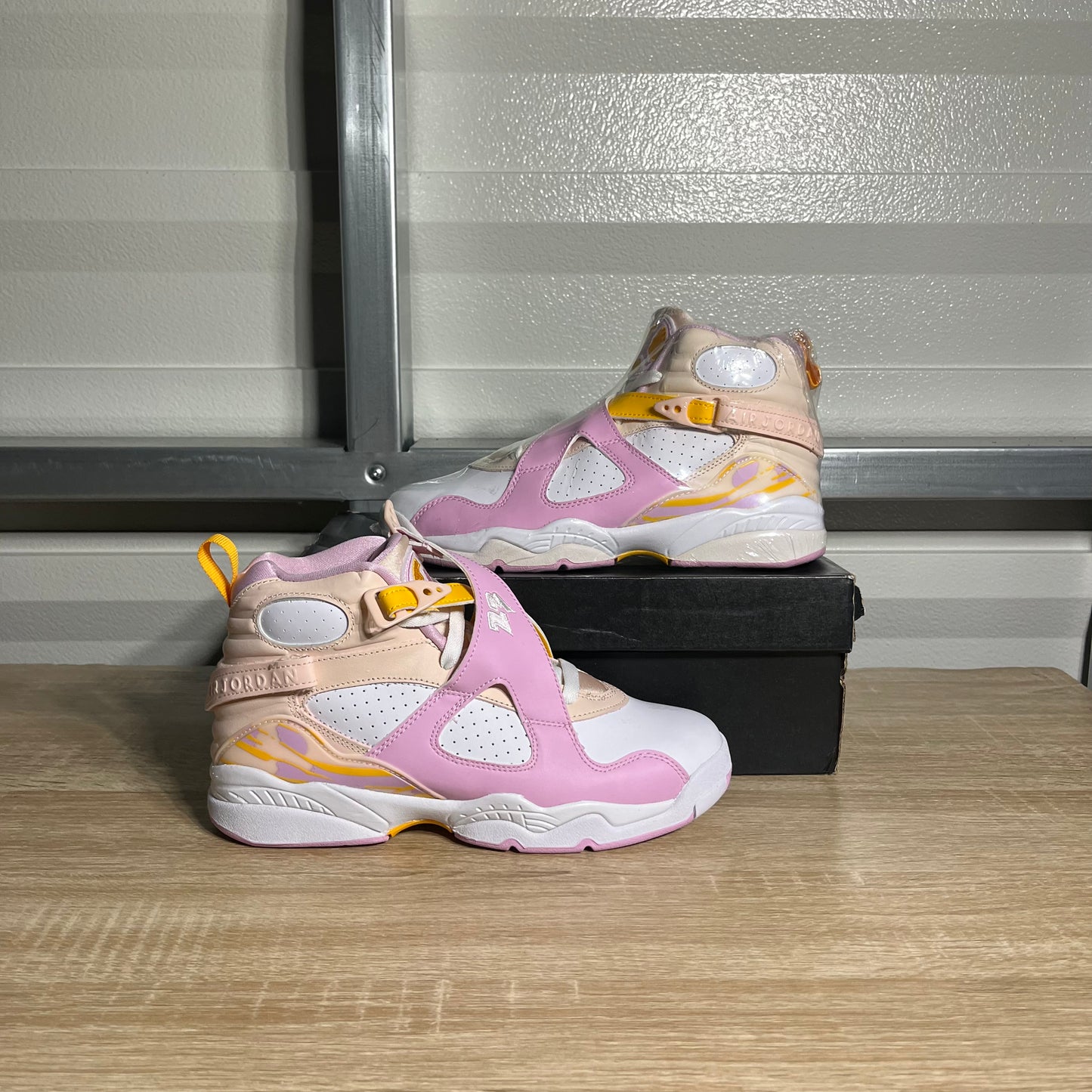 Size 6.5Y - AJ 8 Retro GS Light Arctic Pink