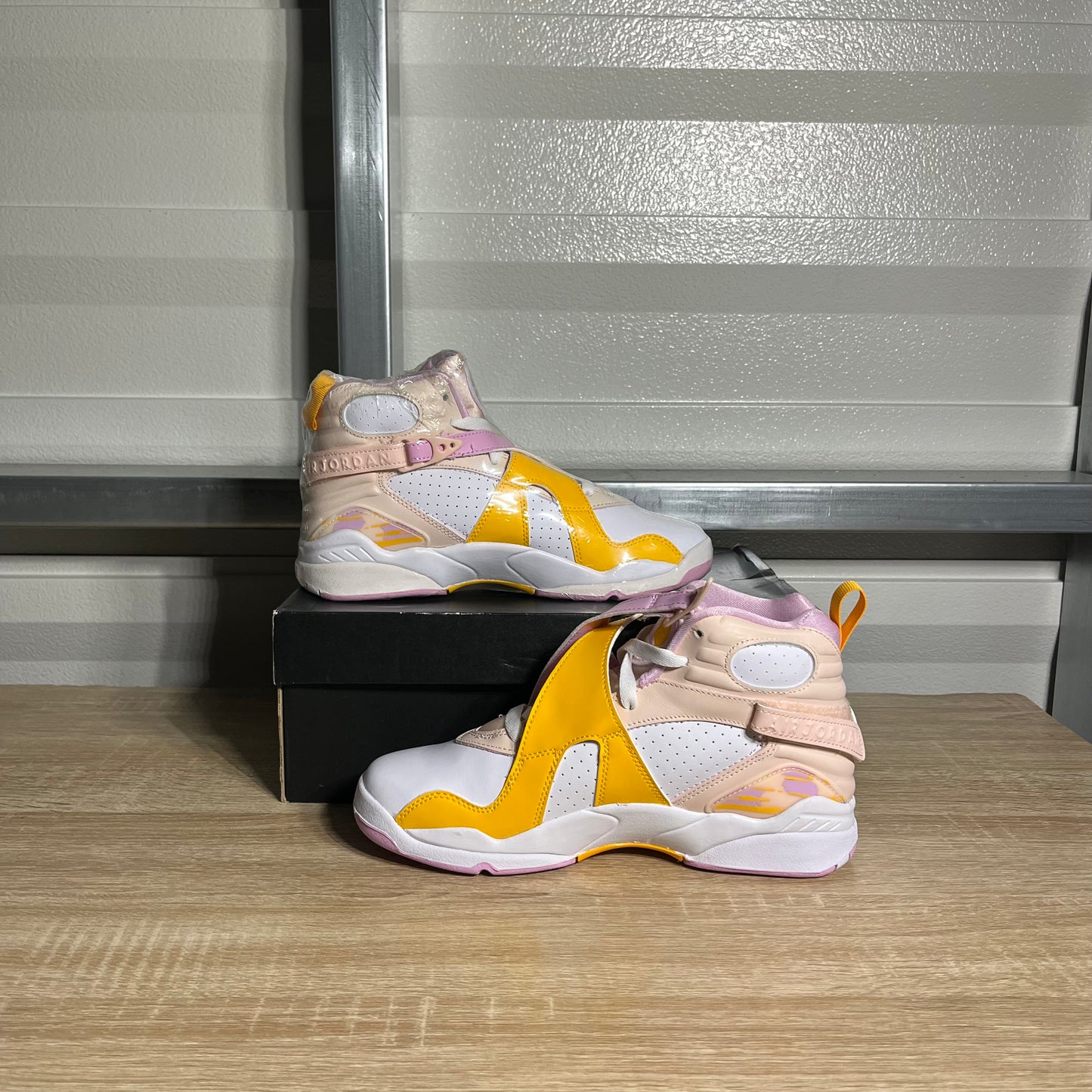 Size 6.5Y - AJ 8 Retro GS Light Arctic Pink