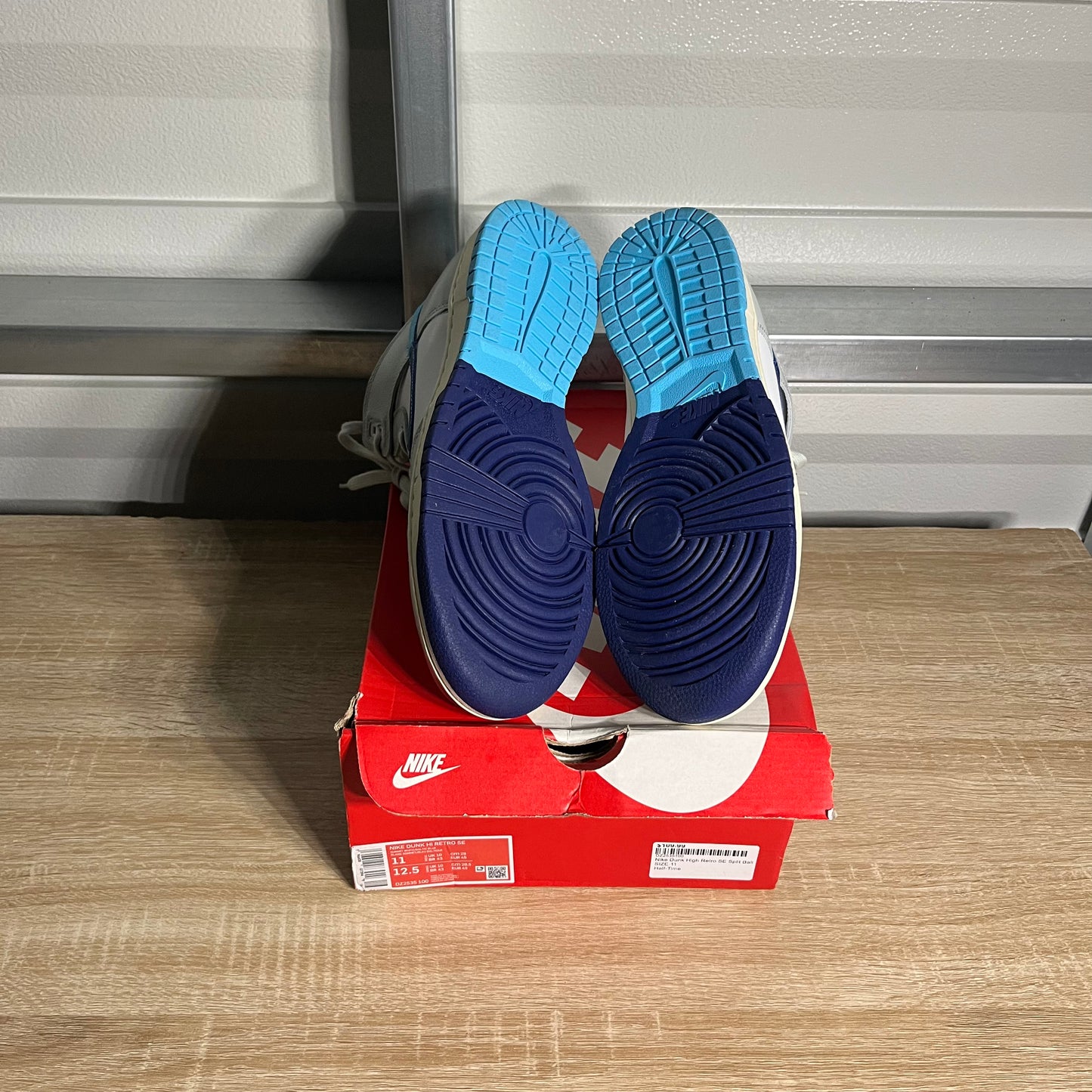 Size 11 - Dunk High Retro SE Split Baltic Blue White
