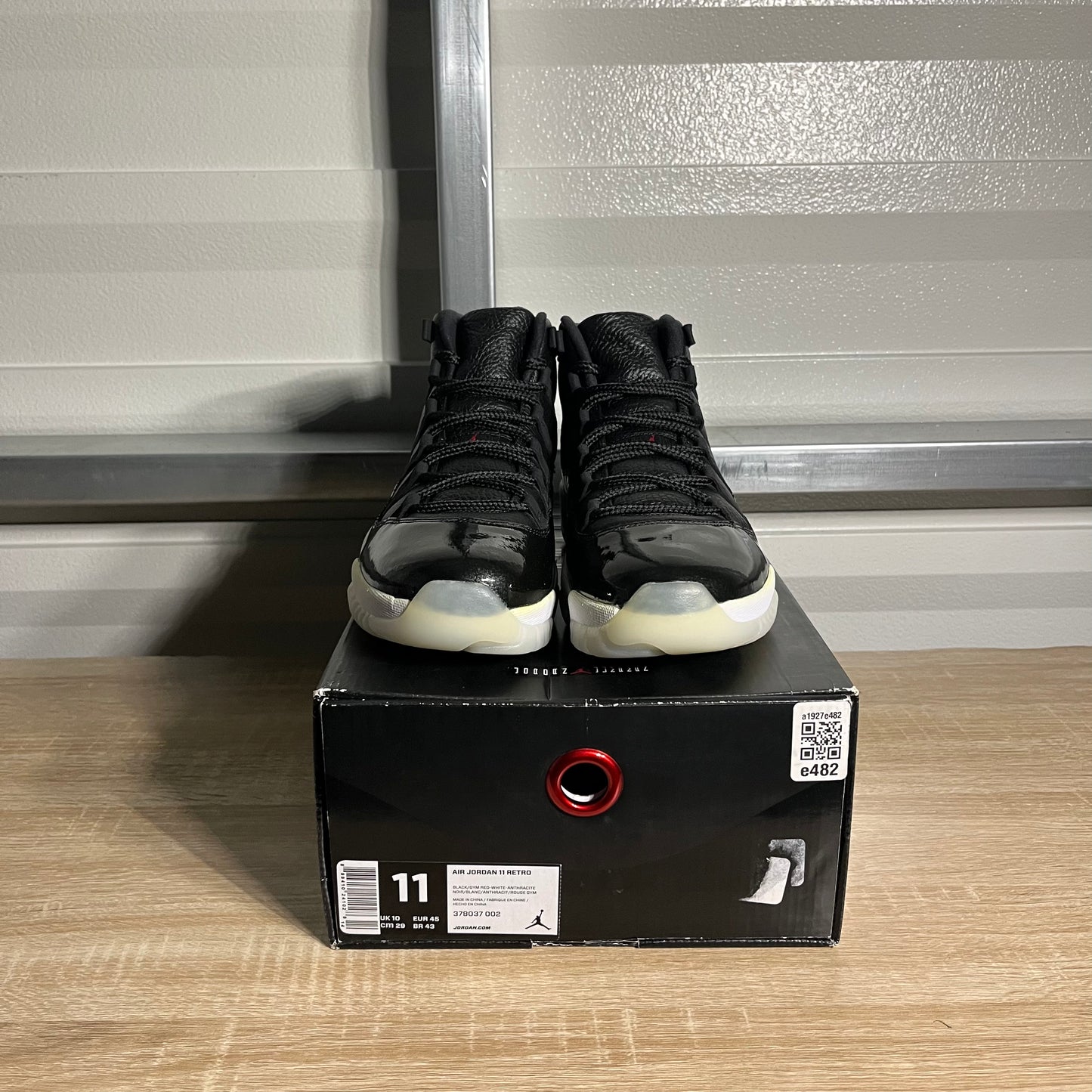 Size 11 - AJ 11 Retro 72-10 Black