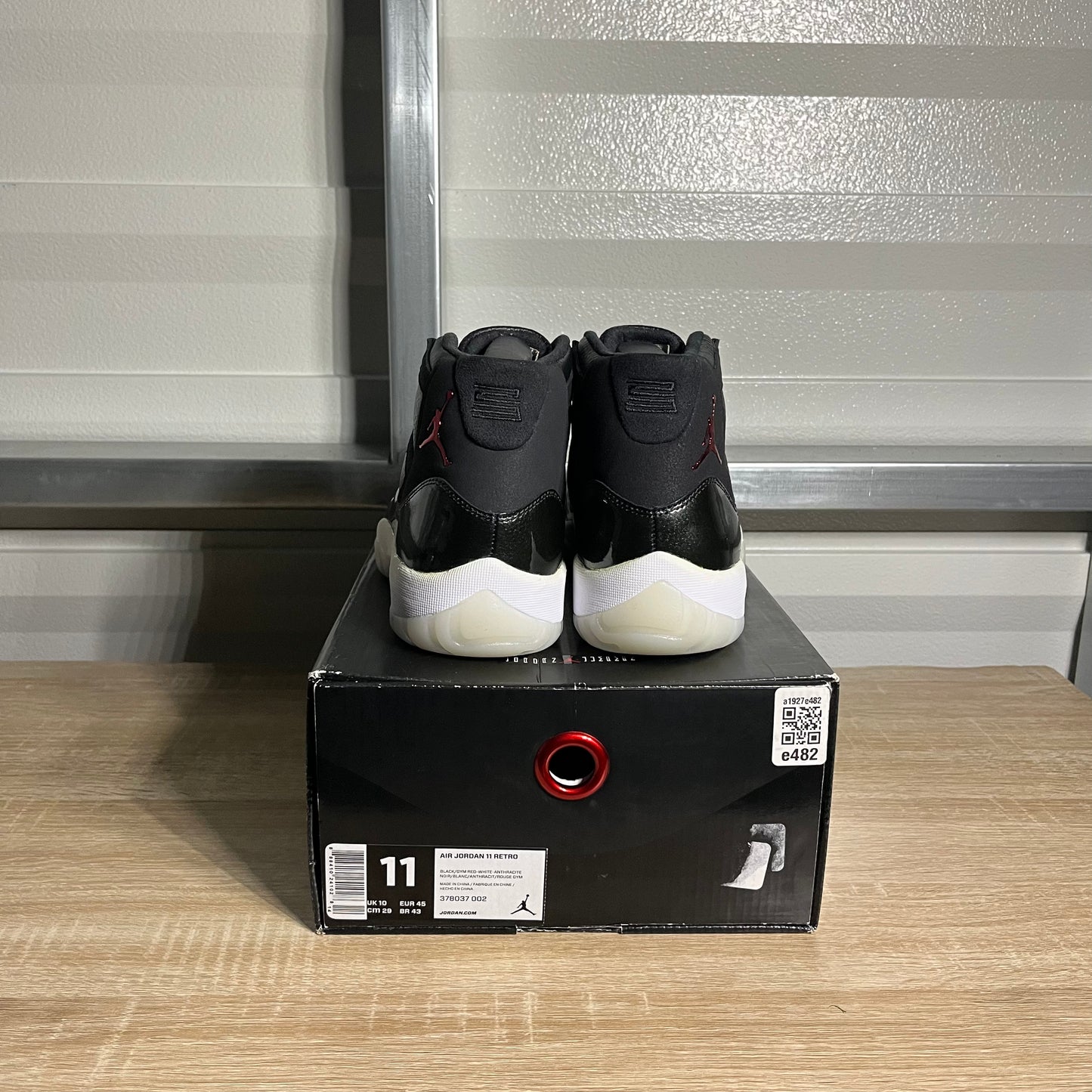 Size 11 - AJ 11 Retro 72-10 Black