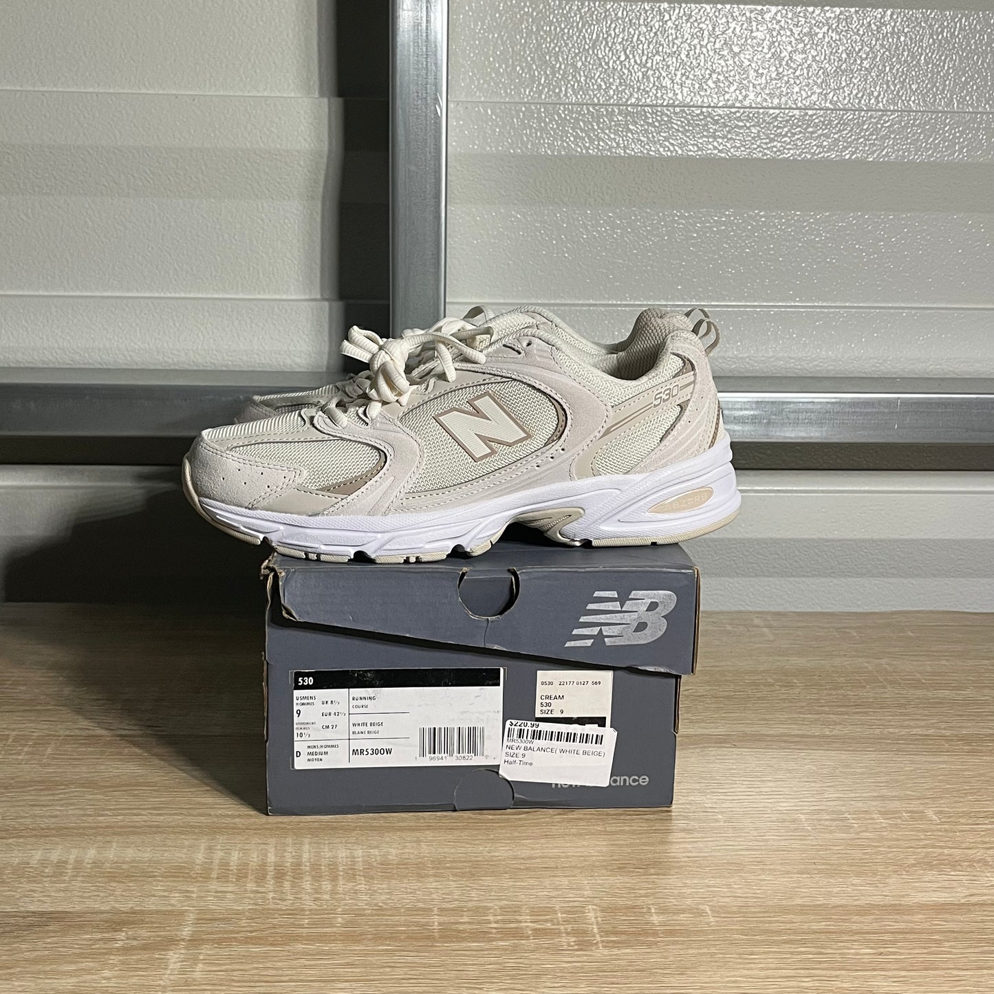 Size 9 - NB 530 Sea Salt Moonbeam