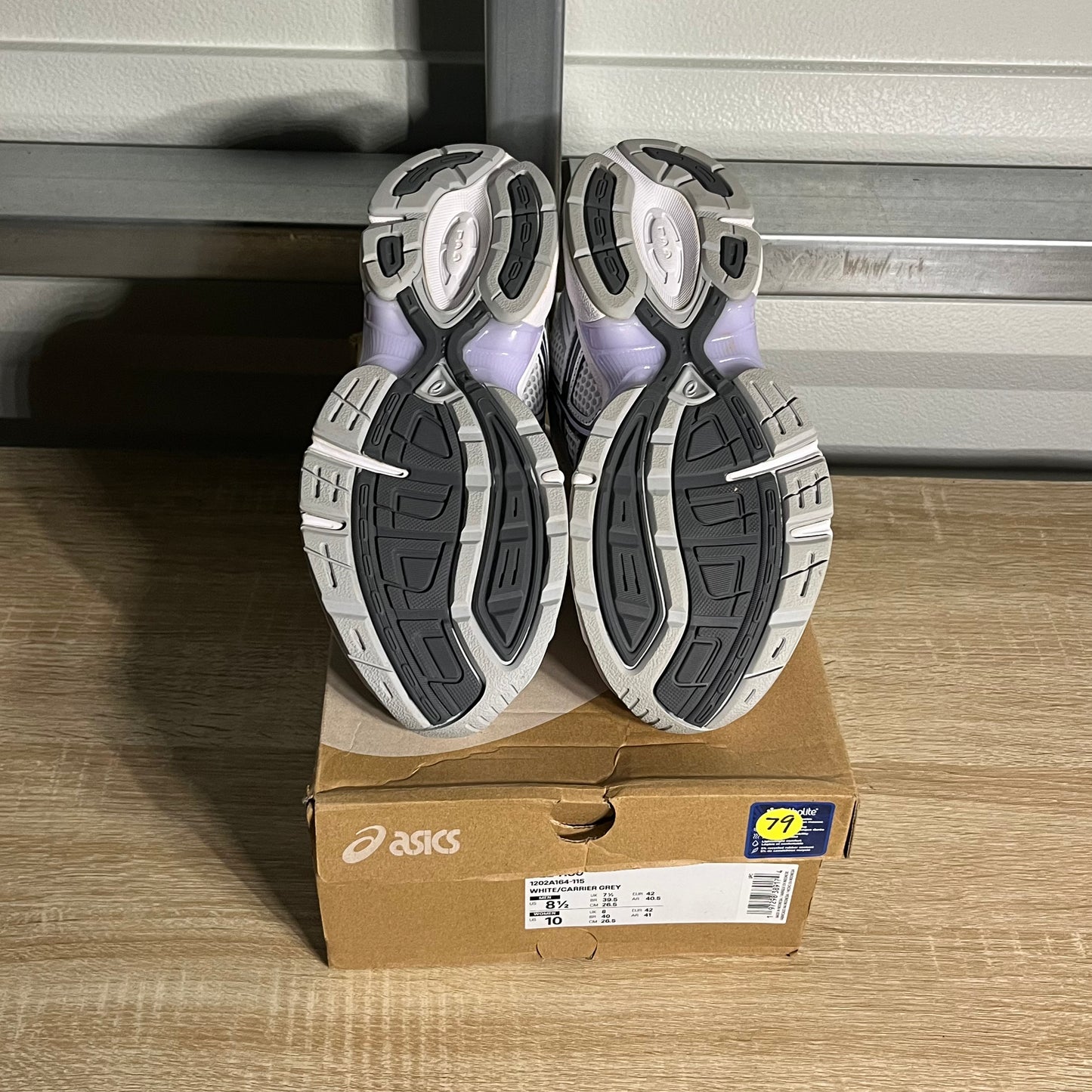 Size 8.5 - Asics Gel-1130 White Carrier Grey