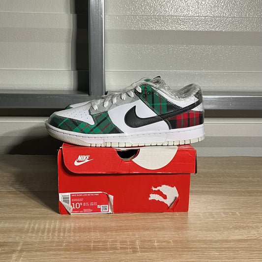 Size 10.5 - Dunk Low Retro PRM Tartan Plaid