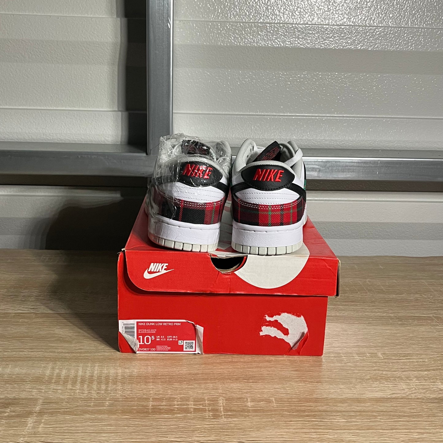 Size 10.5 - Dunk Low Retro PRM Tartan Plaid