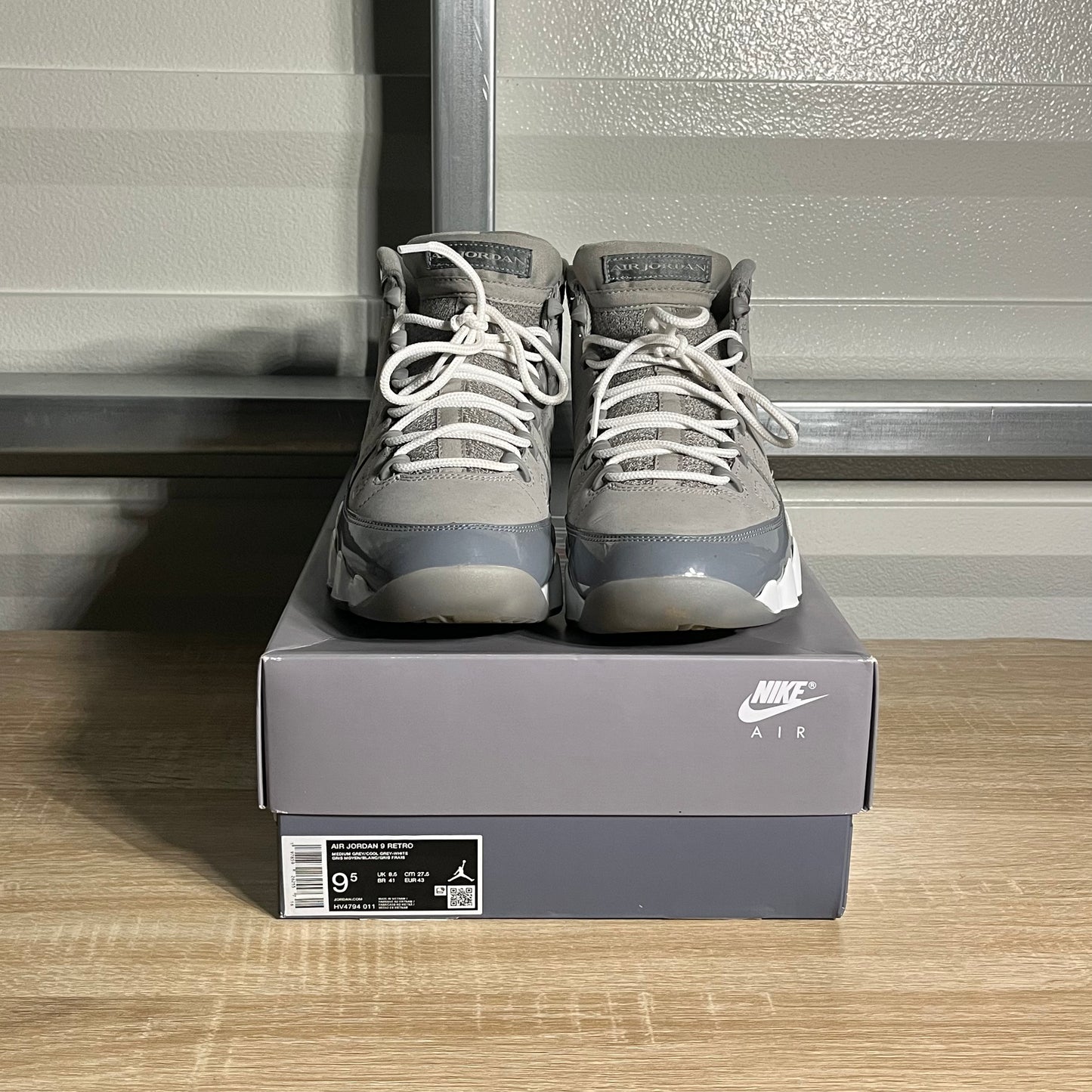 Size 9.5 - AJ 9 Retro Cool Grey