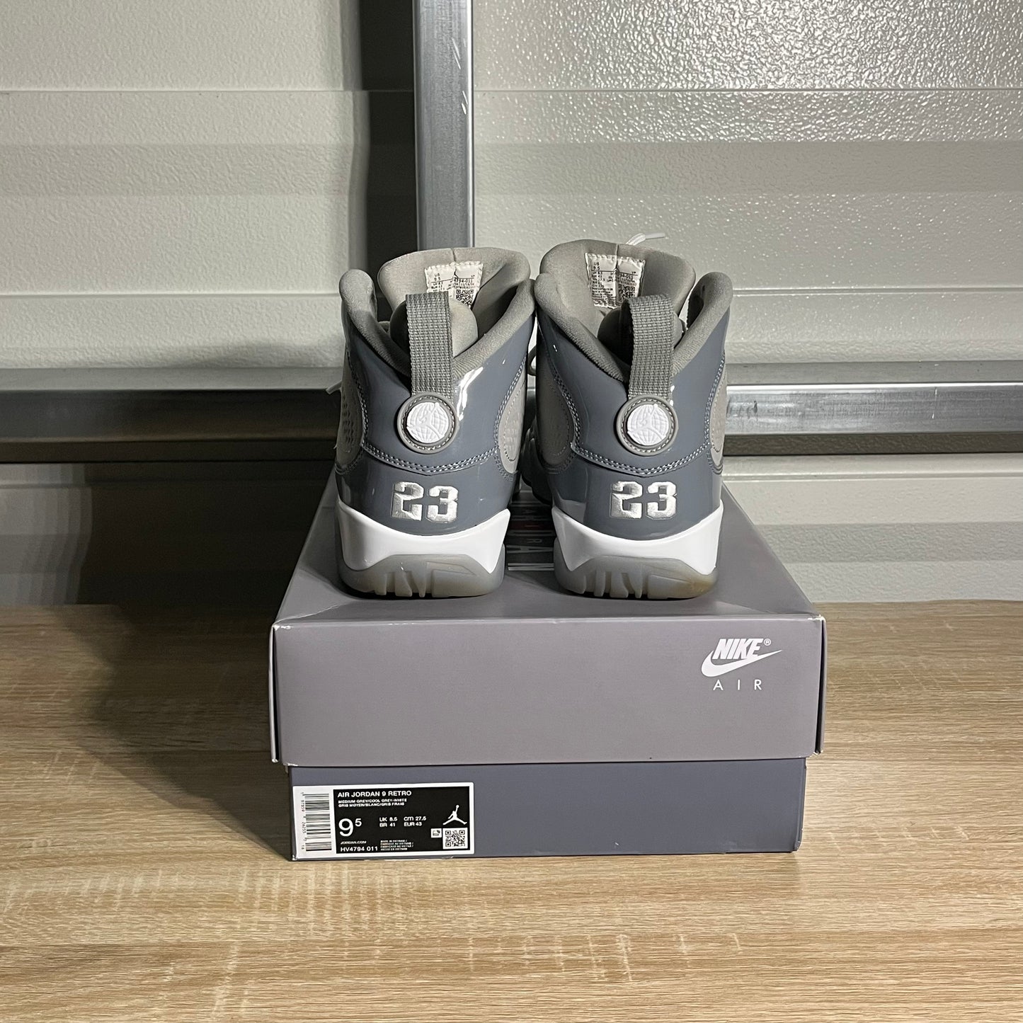 Size 9.5 - AJ 9 Retro Cool Grey
