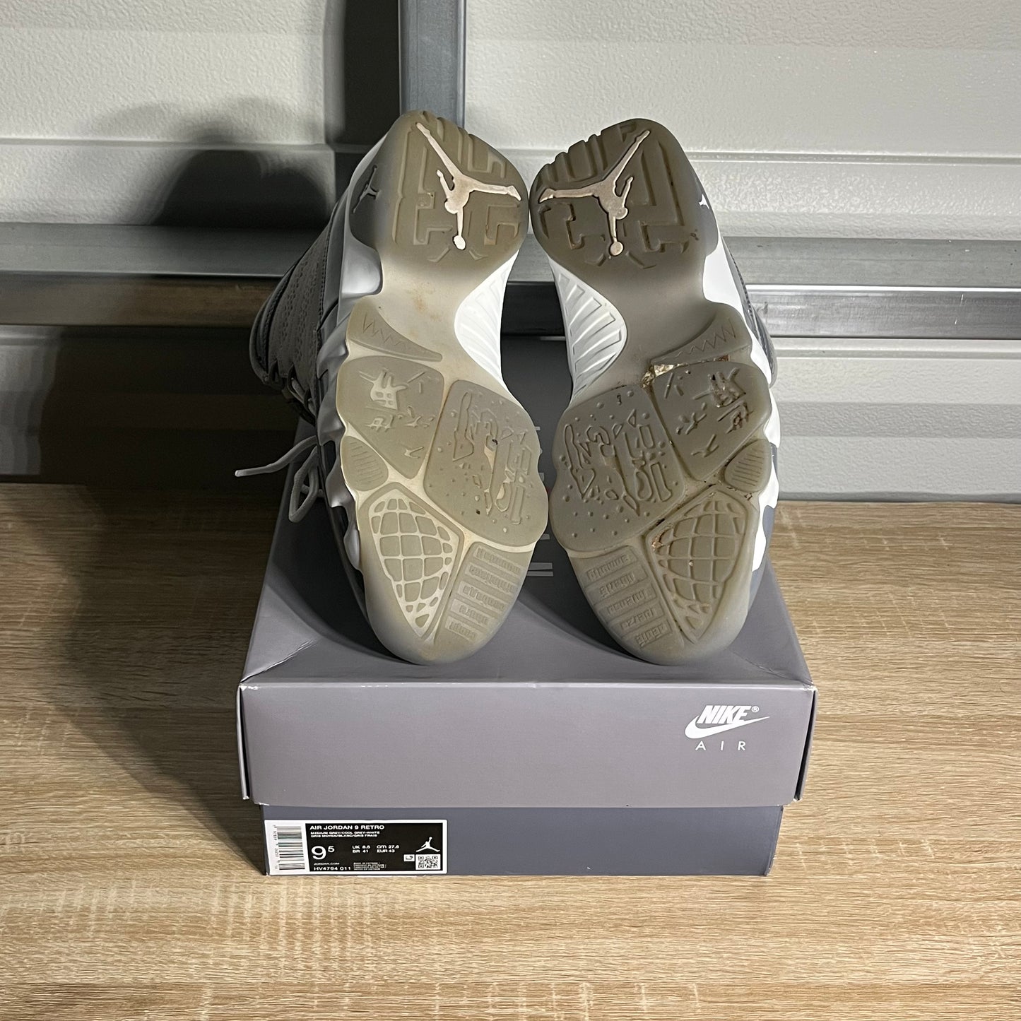Size 9.5 - AJ 9 Retro Cool Grey