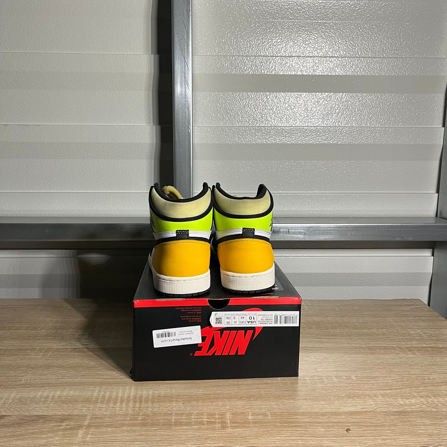 Size 10 - AJ 1 Retro High OG Volt Gold