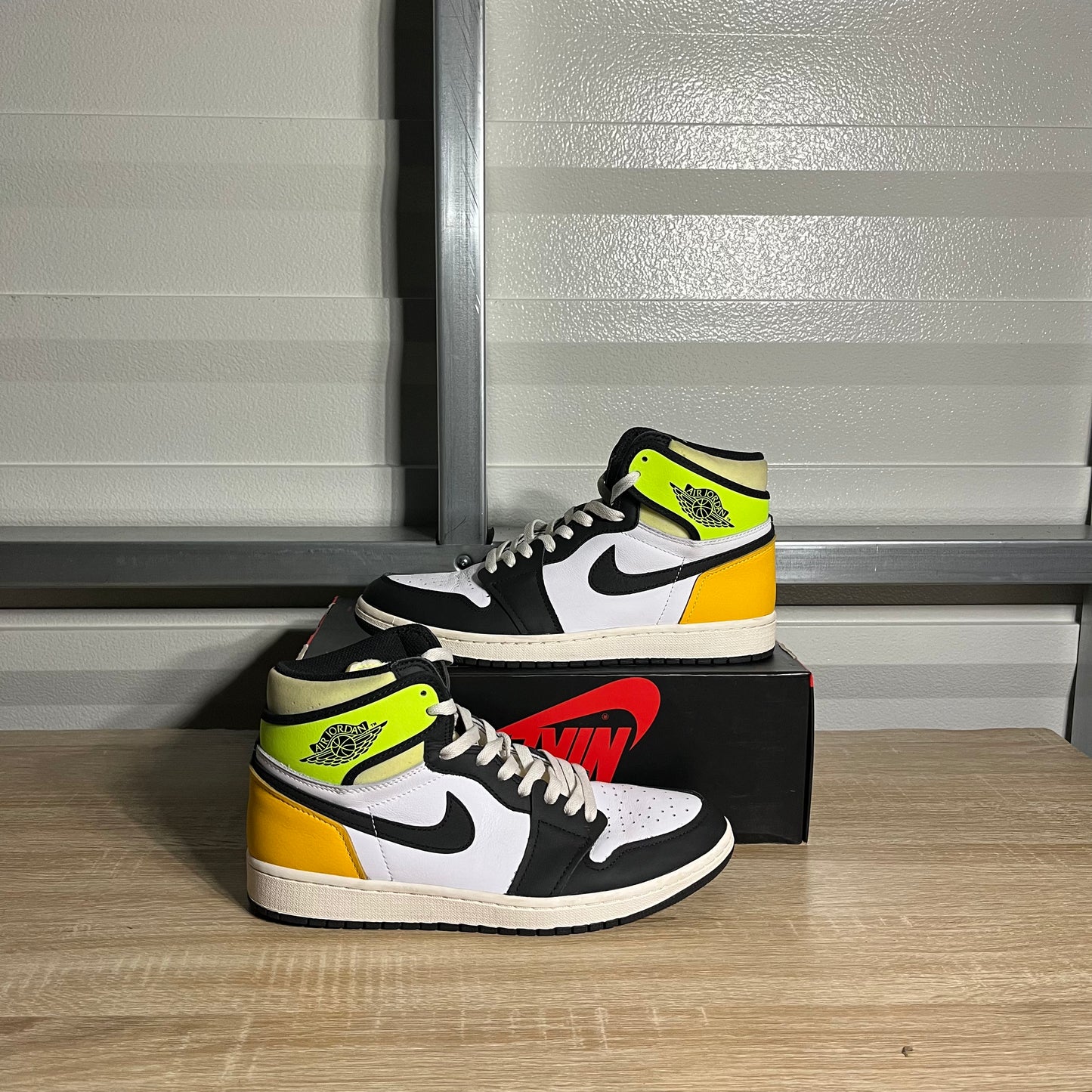 Size 10 - AJ 1 Retro High OG Volt Gold