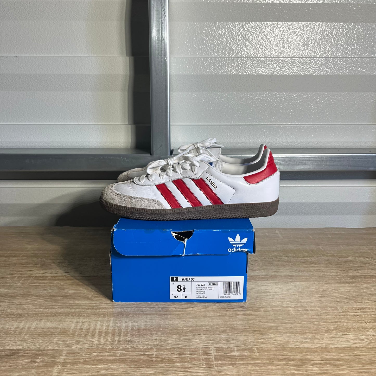 SIze 8.5 - Samba OG Better Scarlet