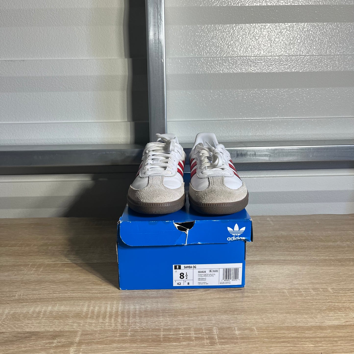 SIze 8.5 - Samba OG Better Scarlet
