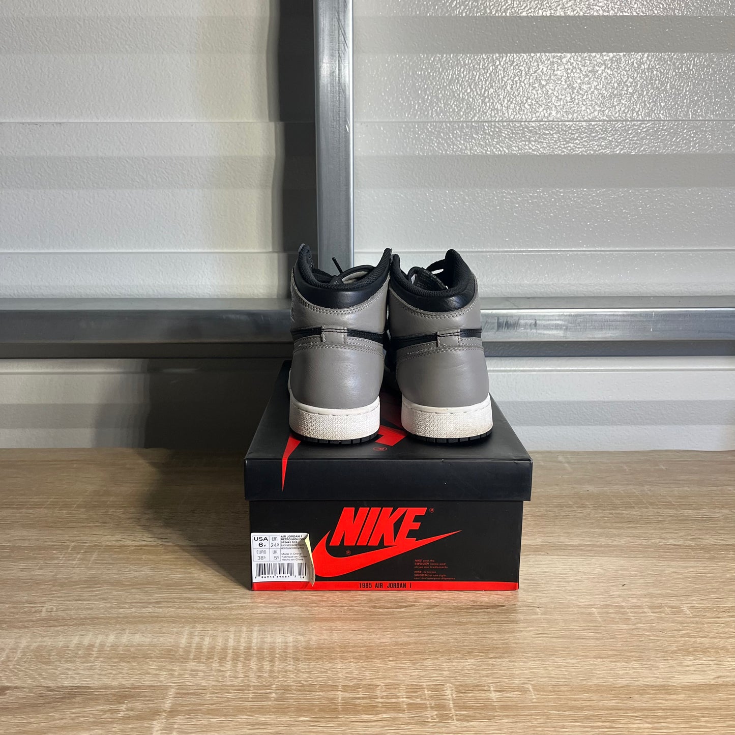Size 6Y - AJ 1 Retro High OG Satin Shadow