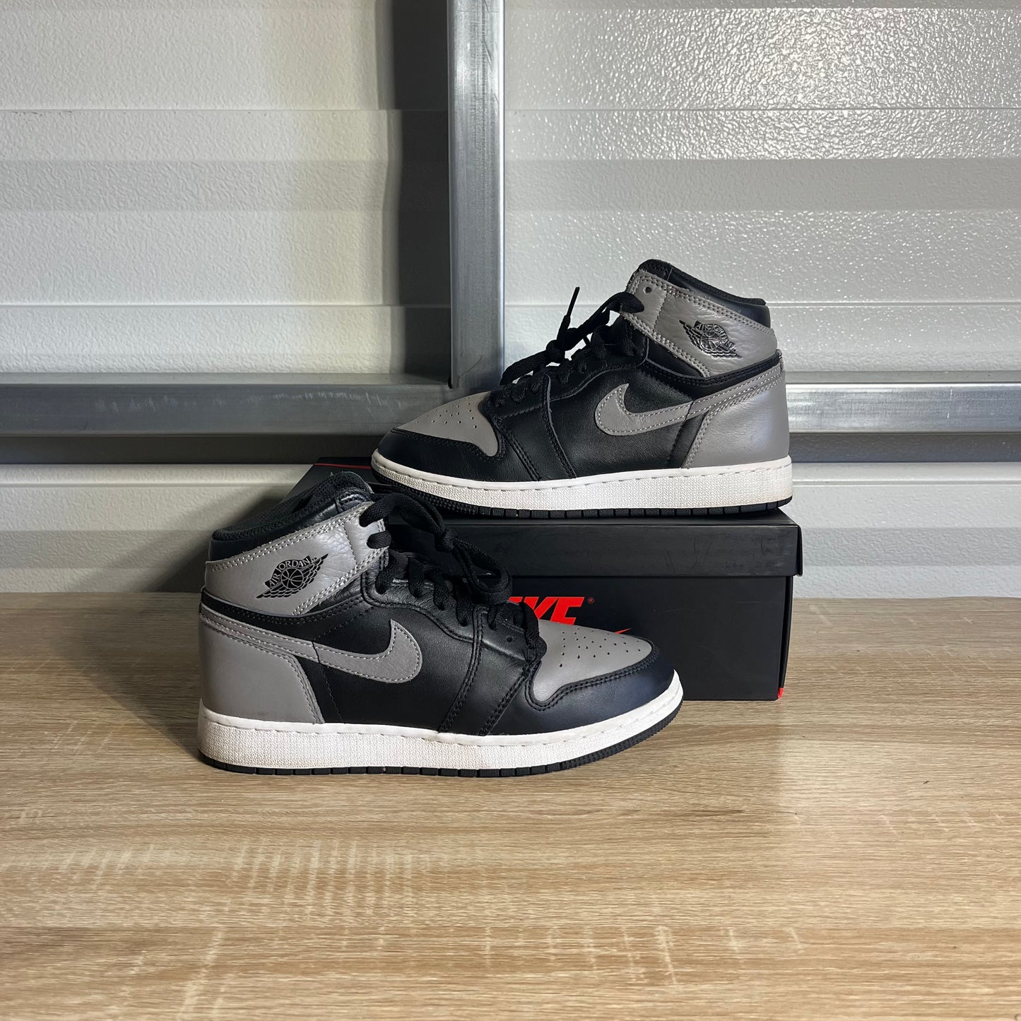 Size 6Y - AJ 1 Retro High OG Satin Shadow