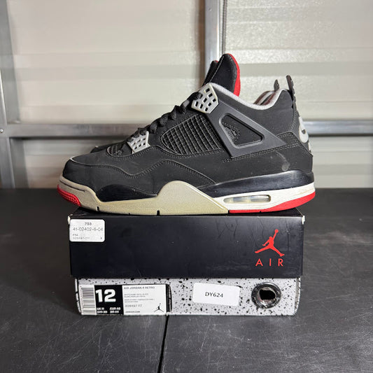 Size 12 - AJ 4 Retro Bred