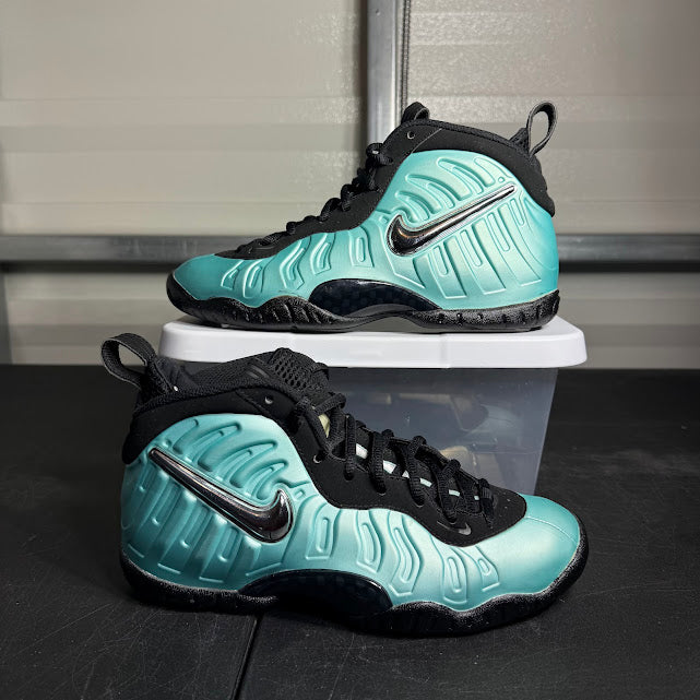 Size 5.5Y - Air Foamposite Pro Island Green