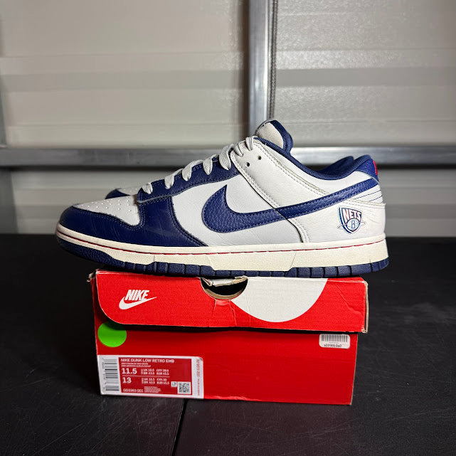 Size 11.5 - Dunk Low EMB NBA 75th Anniversary Brooklyn Nets