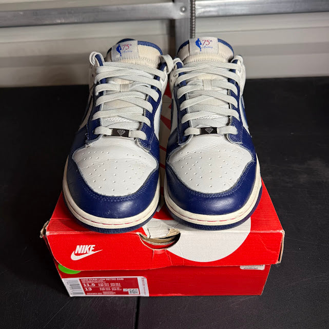 Size 11.5 - Dunk Low EMB NBA 75th Anniversary Brooklyn Nets