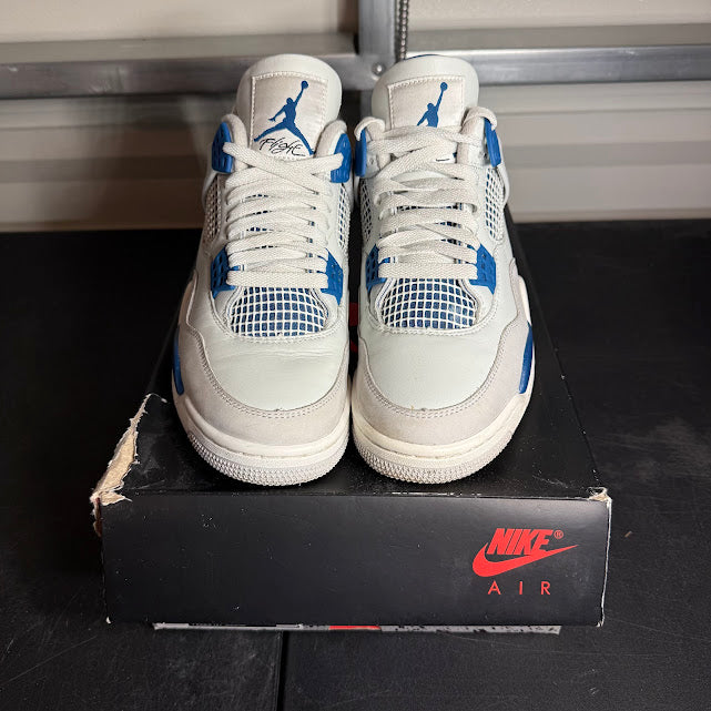 Size 8 - AJ 4 Retro Military Blue