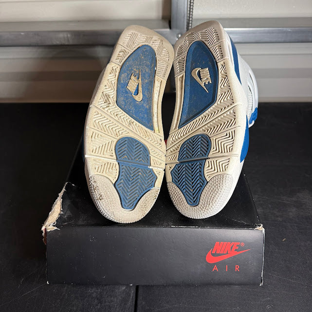 Size 8 - AJ 4 Retro Military Blue