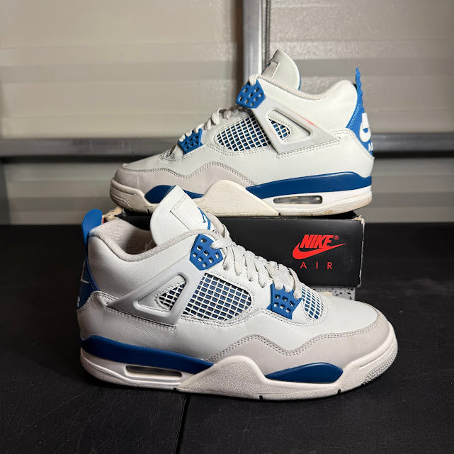 Size 8 - AJ 4 Retro Military Blue