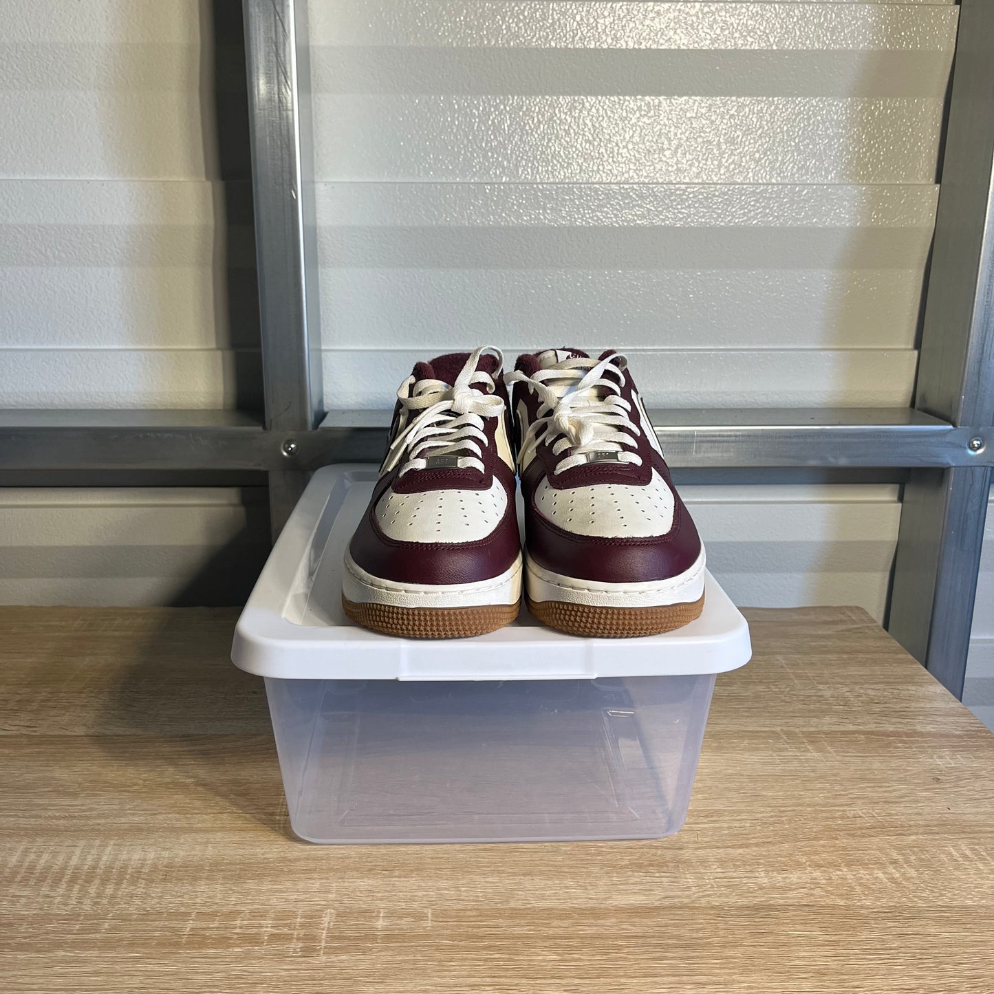 Size 10 - AF 1 '07 LV8 College Pack Night Maroon